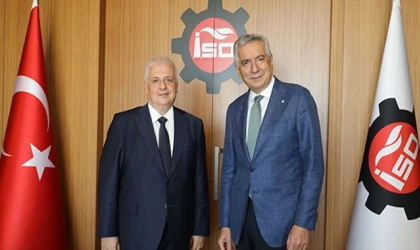 TKYD Başkanı Saka'dan İSO Başkanı Bahçıvan'ı ziyaret